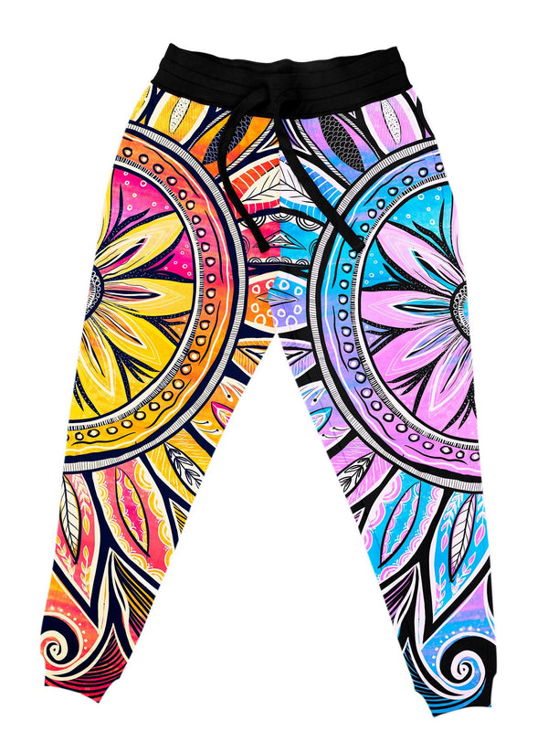 Sun & Moon Ray Mandala (Mashup) Tights - Electro Threads