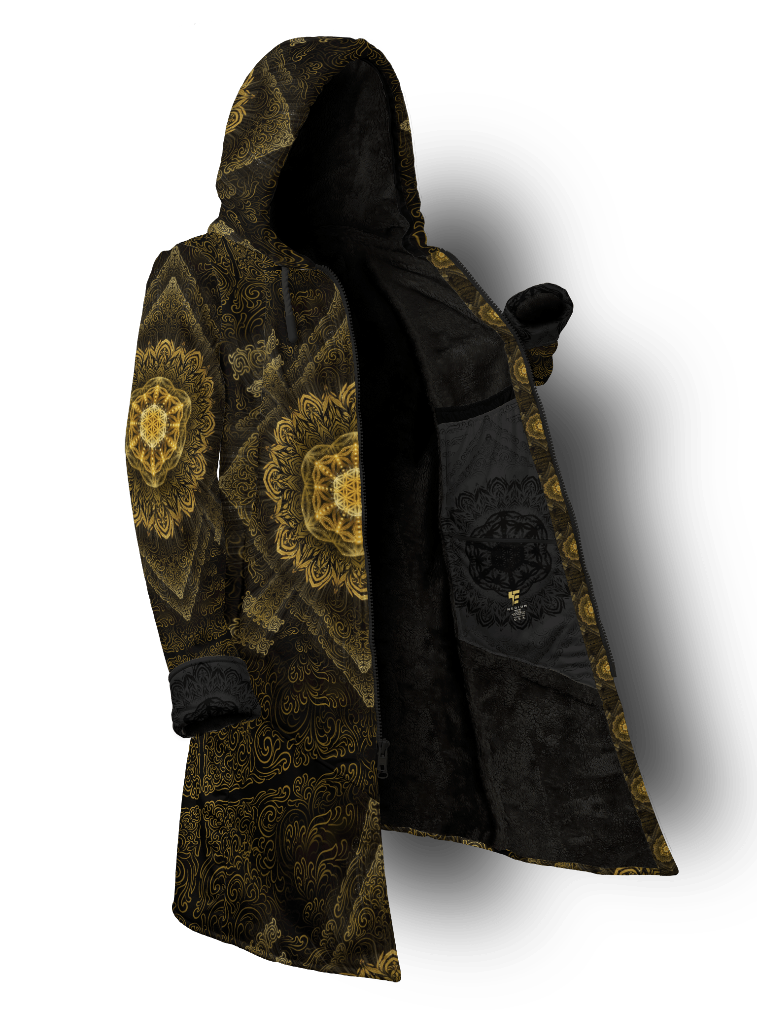 Tibetan Mantra Cyber Cloak Cyber Cloak Electro Threads Long Sleeve-No Bag XX-Small Black Sherpa