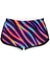 Tiger Stripes (Colorful) Retro Shorts Women's Shorts Electro Threads 