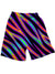 Tiger Stripes (Colorful) Shorts Mens Shorts Electro Threads 