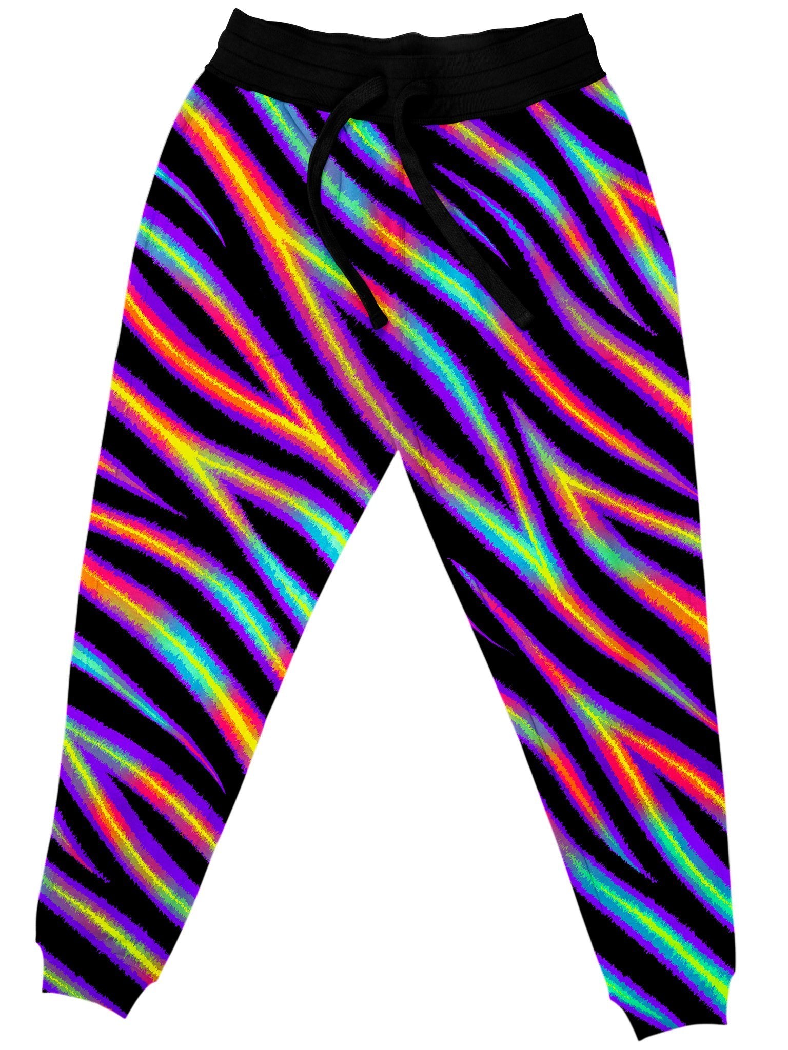 Tiger Stripes (Colorful) Unisex Joggers Jogger Pant Electro Threads 