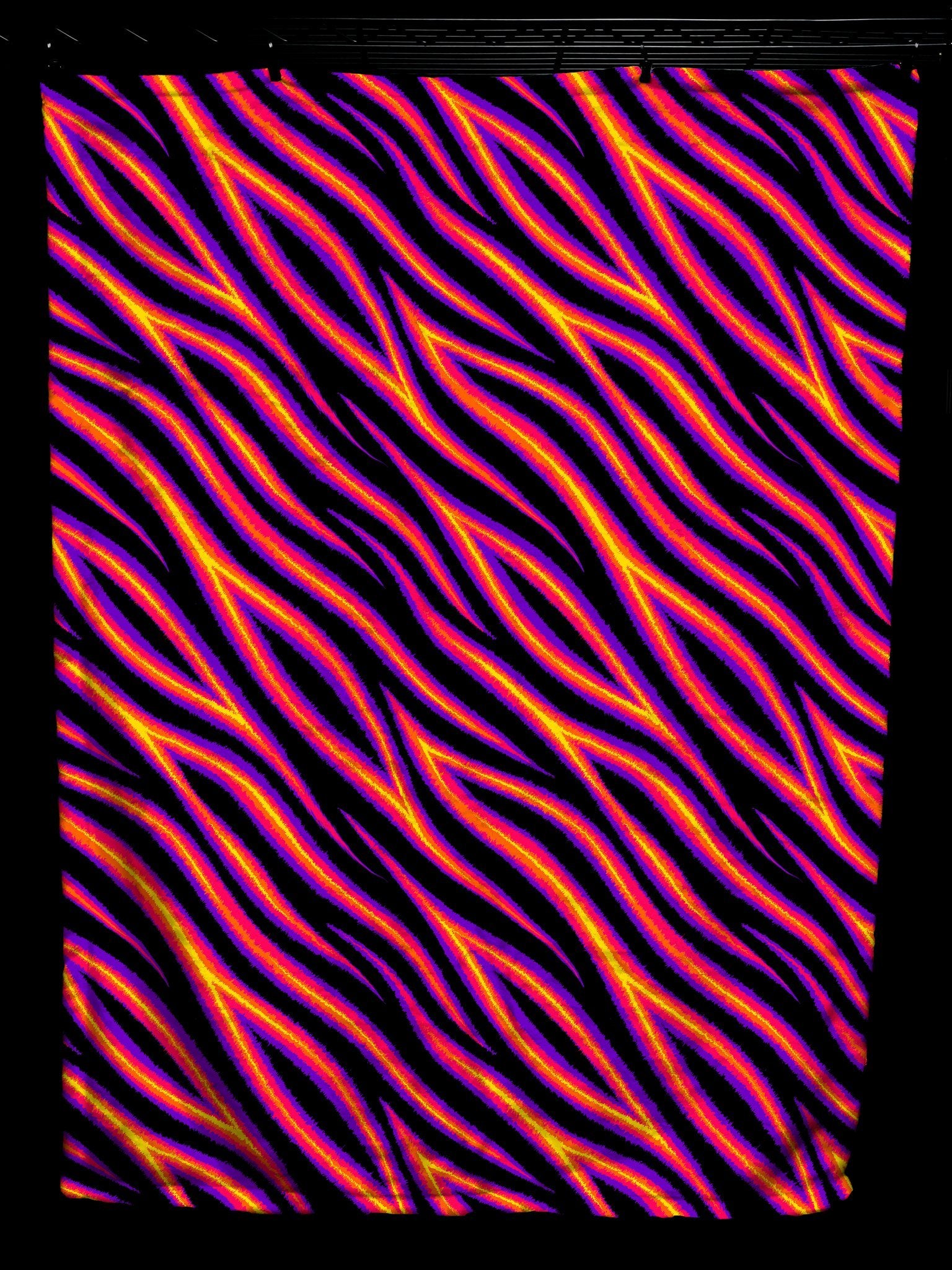 Tiger Stripes (Warm) Baby Blanket Baby Blanket Electro Threads 