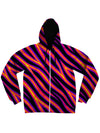 Tiger Stripes (Warm) Unisex Hoodie Pullover Hoodies Electro Threads