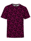 Trinity Vortex (Pink) Unisex Crew T-Shirts Electro Threads