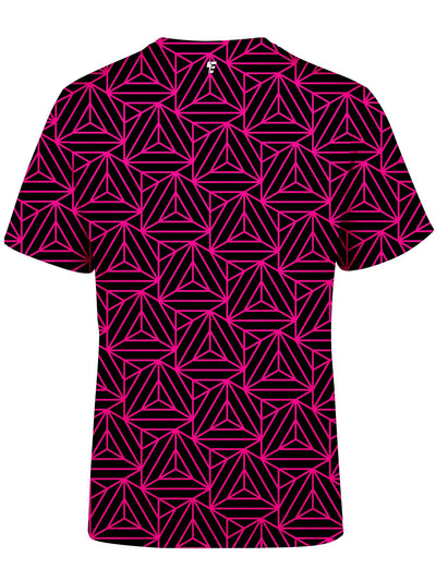 Trinity Vortex (Pink) Unisex Crew T-Shirts Electro Threads