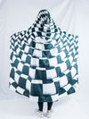 Trippy Checkers Hooded Blanket Hooded Blanket Electro Threads