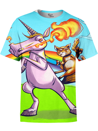 Unicorn Party Unisex Crew T-Shirts T6