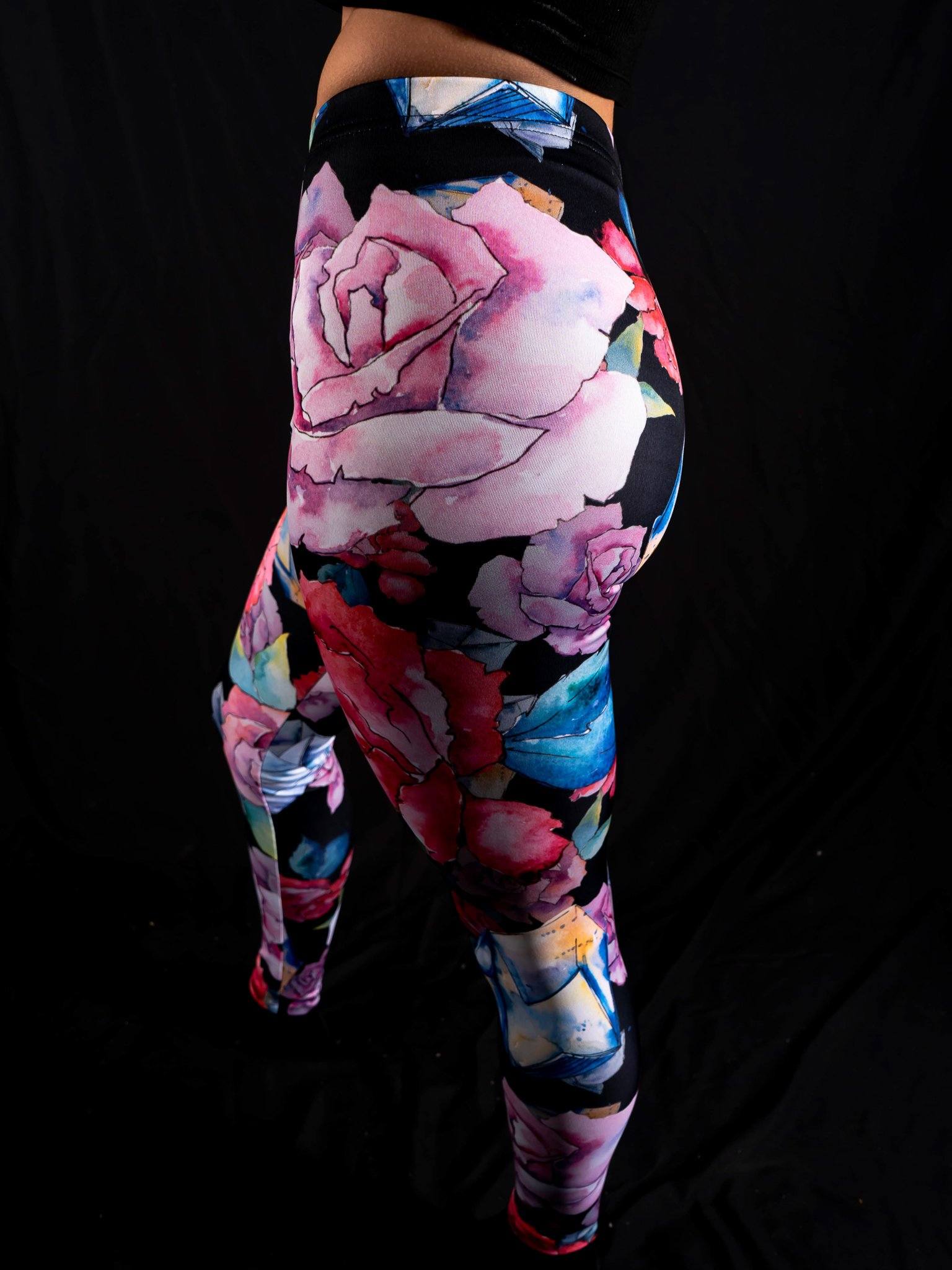 Vintage Flowers 2.0 Tights - Electro Threads