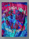 World Peace Tapestry Tapestry Electro Threads