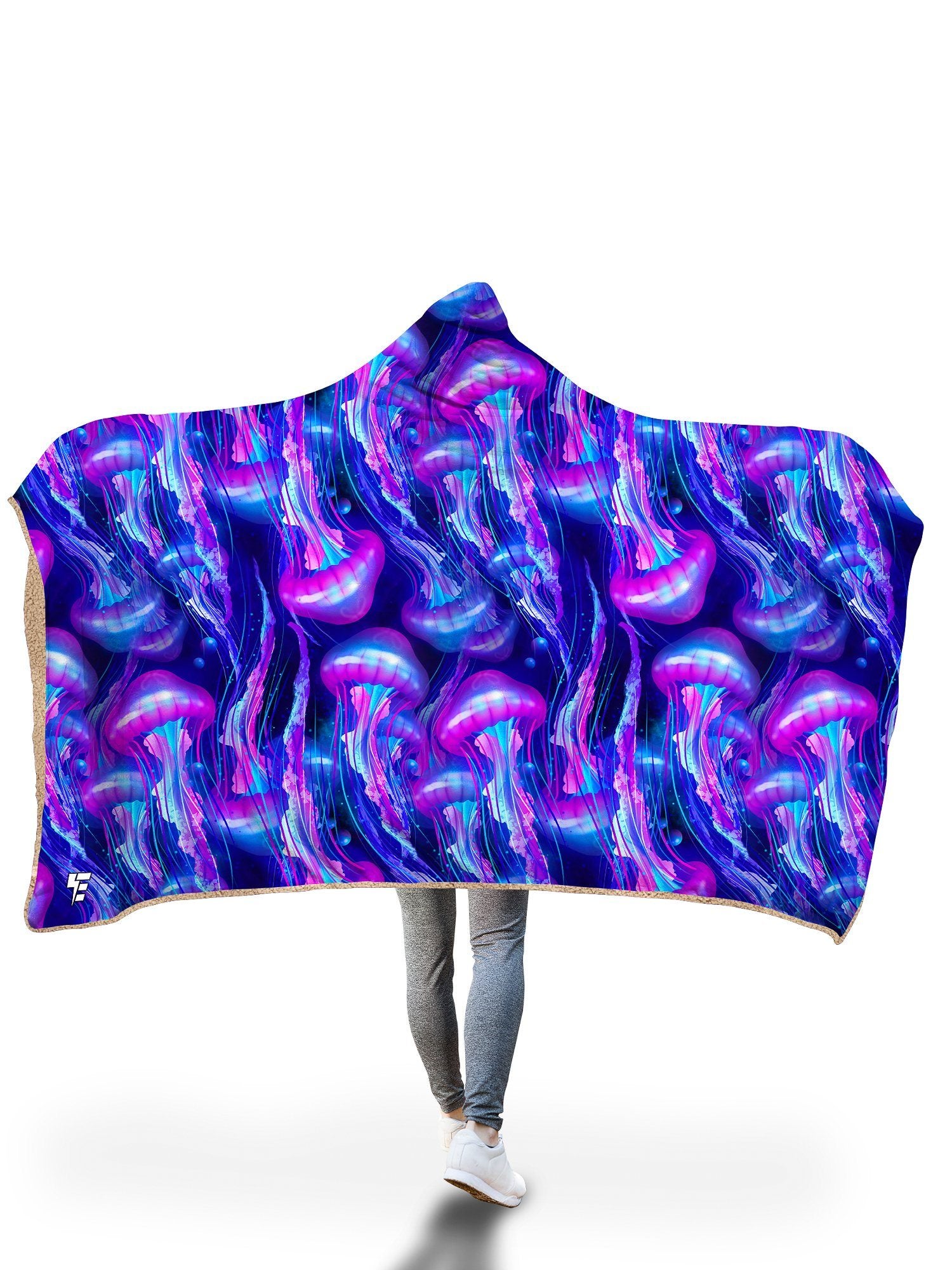 You Jelly? Hooded Blanket Hooded Blanket Electro Threads 