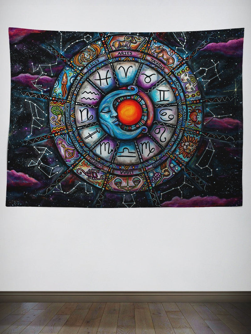 Zodiac Tapestry Tapestry Electro Threads 